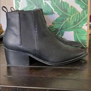 ASOS black booties